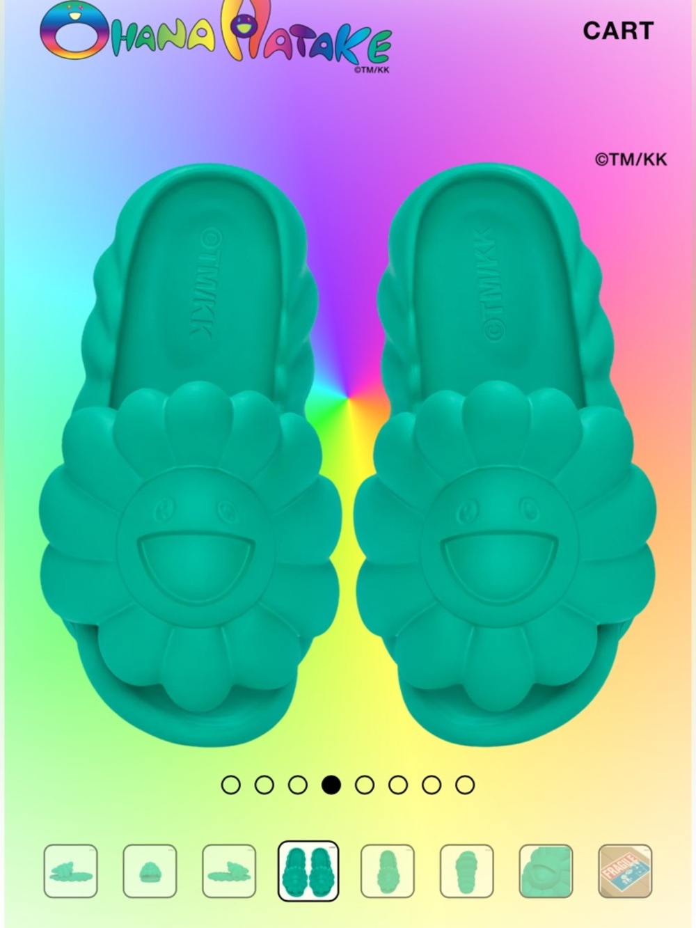 Ohana Full-Bloom in Aqua Green (7.5)